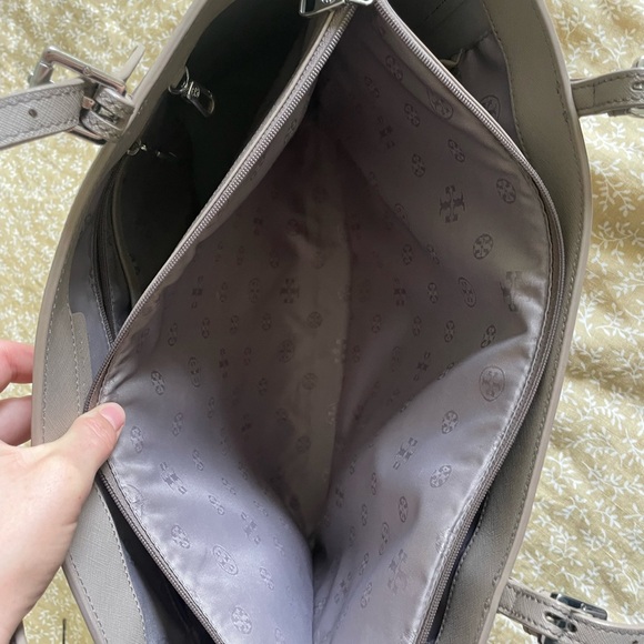 TORY BURCH Saffiano Leather Tote - Picture 11 of 14